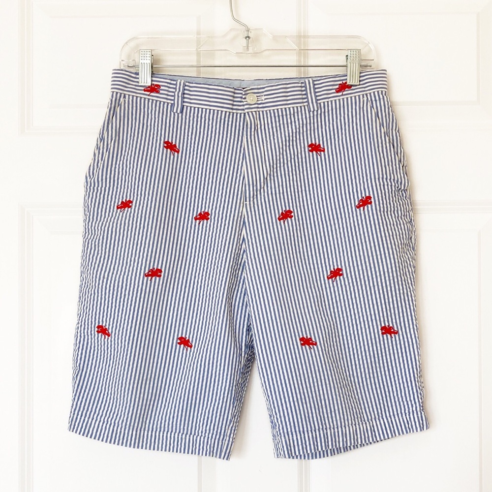 Seersucker shorts Brook Brothers Sz 20